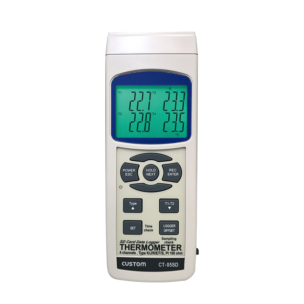 データロガー4チャンネル温度計 CT-05SD 温湿度計 製品情報 計測器のカスタム