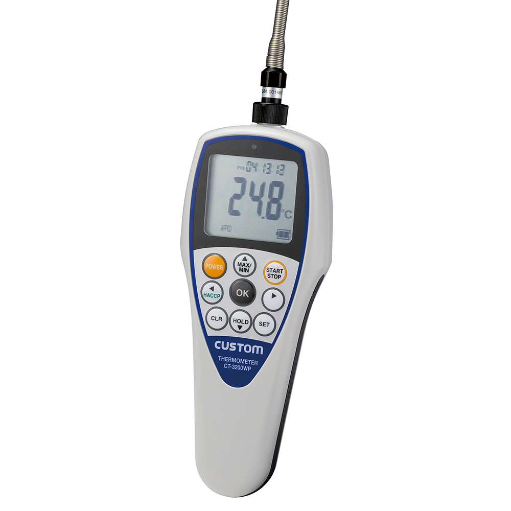 防水デジタル温度計 CT-3200WP 温湿度計 製品情報 計測器のカスタム