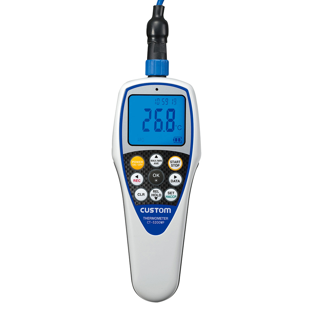 防水デジタル温度計 CT-5200WP 温湿度計 製品情報 計測器のカスタム