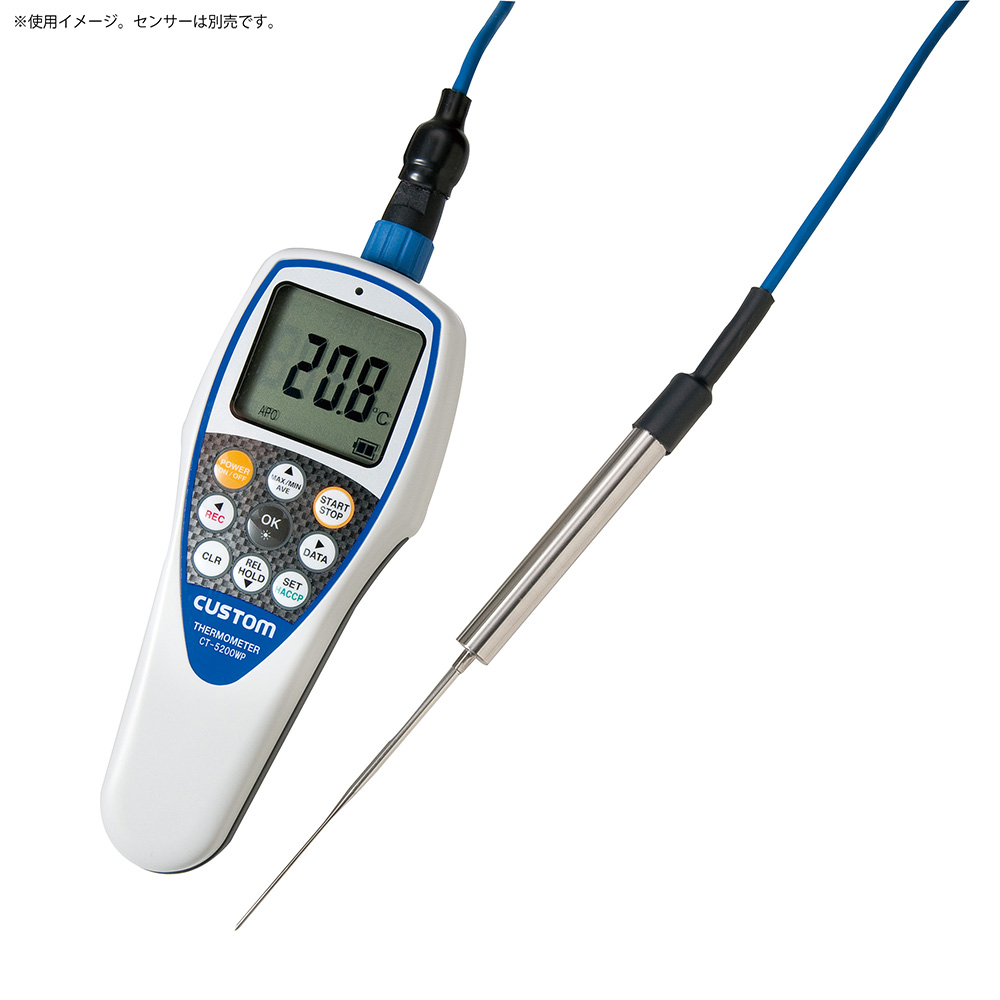 防水デジタル温度計 CT-5200WP | 温湿度計 - 製品情報 - 計測器のカスタム
