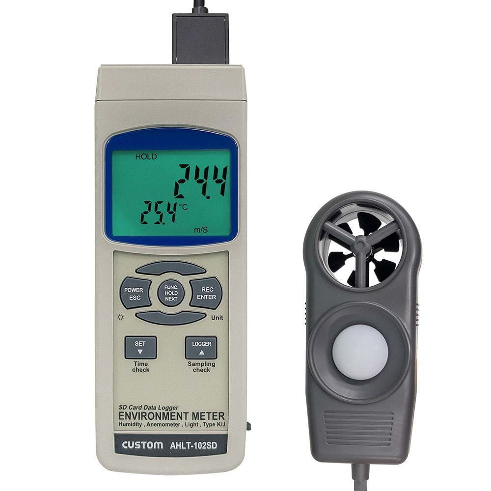 データロガー多機能環境計測器 AHLT-102SD 自然環境測定器 製品情報 計測器のカスタム