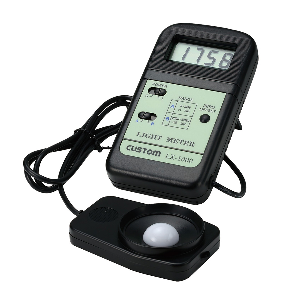 デジタル照度計 LX-1000 | 自然環境測定器 - 製品情報 - 計測器のカスタム