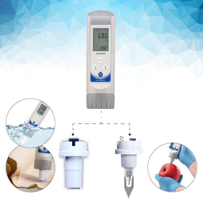 防水pH計 バンドルモデル02 PHB-1002PE 自然環境測定器 製品情報 計測器のカスタム