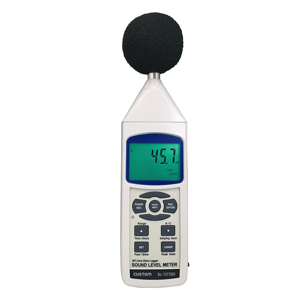 スーパーセール期間限定 カスタム デジタル騒音計 ＳＬ−１３７３ＳＤ １個 （メーカー直送） 計測、検査