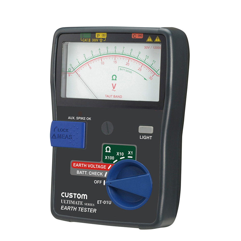 アナログ接地抵抗計 ET-01U 工業設備測定器 製品情報 計測器のカスタム