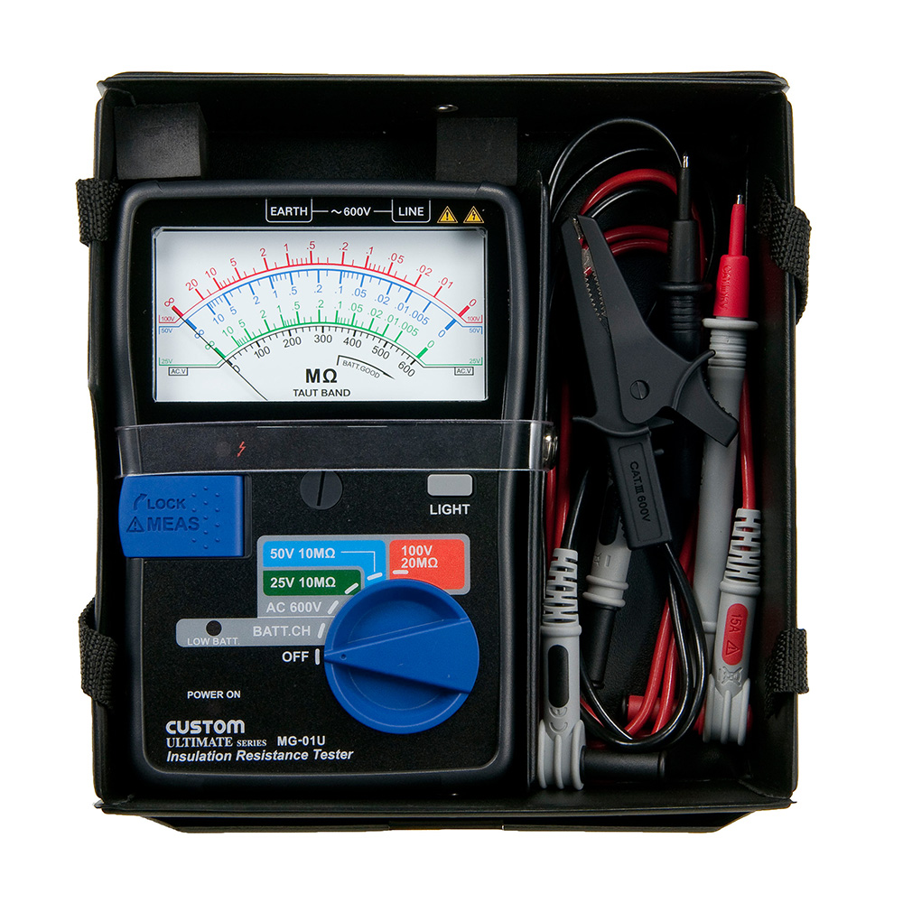 アナログ絶縁抵抗計 MG-01U 工業設備測定器 製品情報 計測器のカスタム